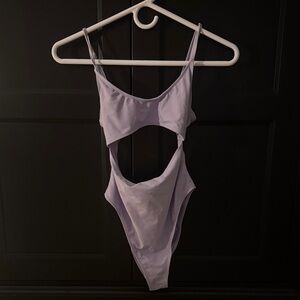 Forever 21 Lavender Cutout Swimsuit